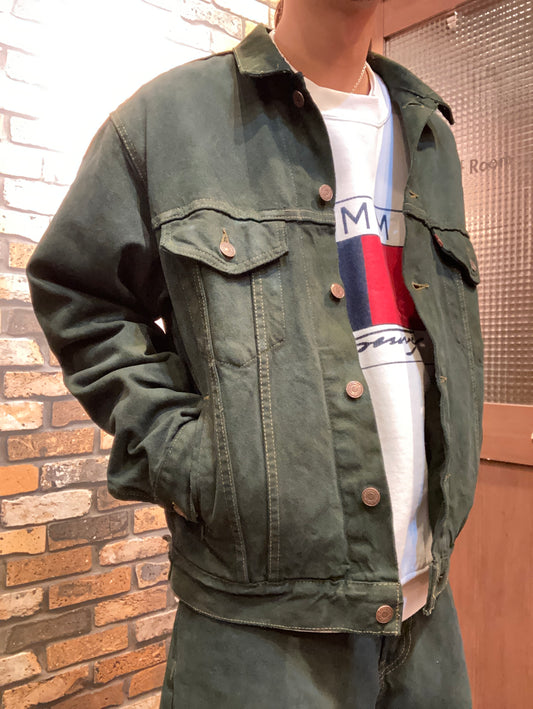 ”18"YARD's remake 壱八番屋　”over dye denim jacket”