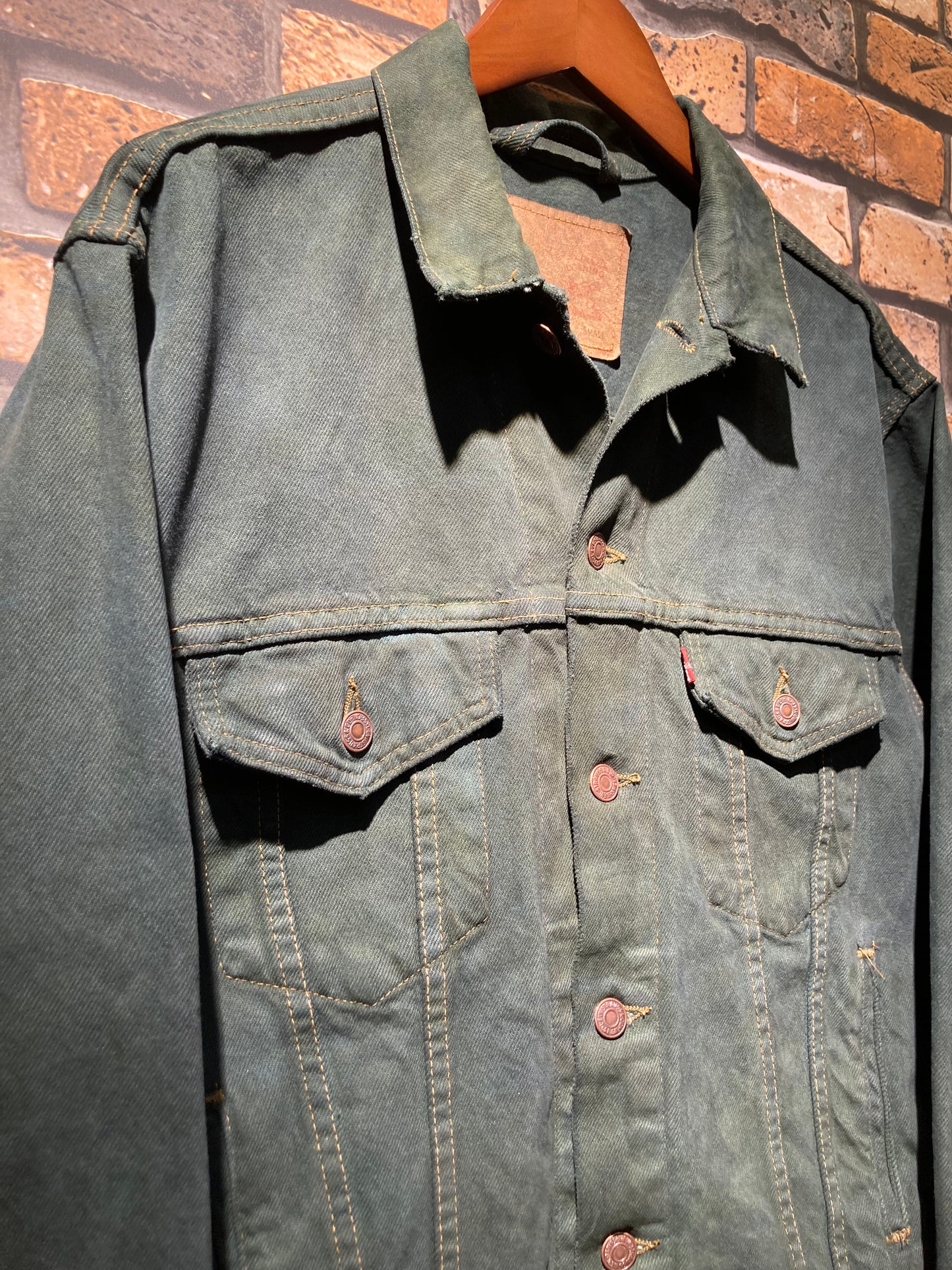”18"YARD's remake 壱八番屋　”over dye denim jacket”