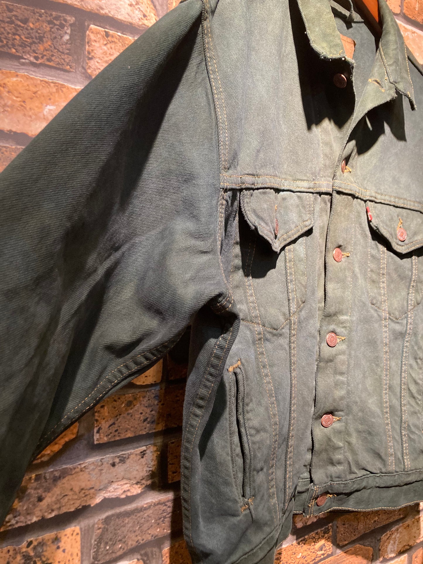 ”18"YARD's remake 壱八番屋　”over dye denim jacket”