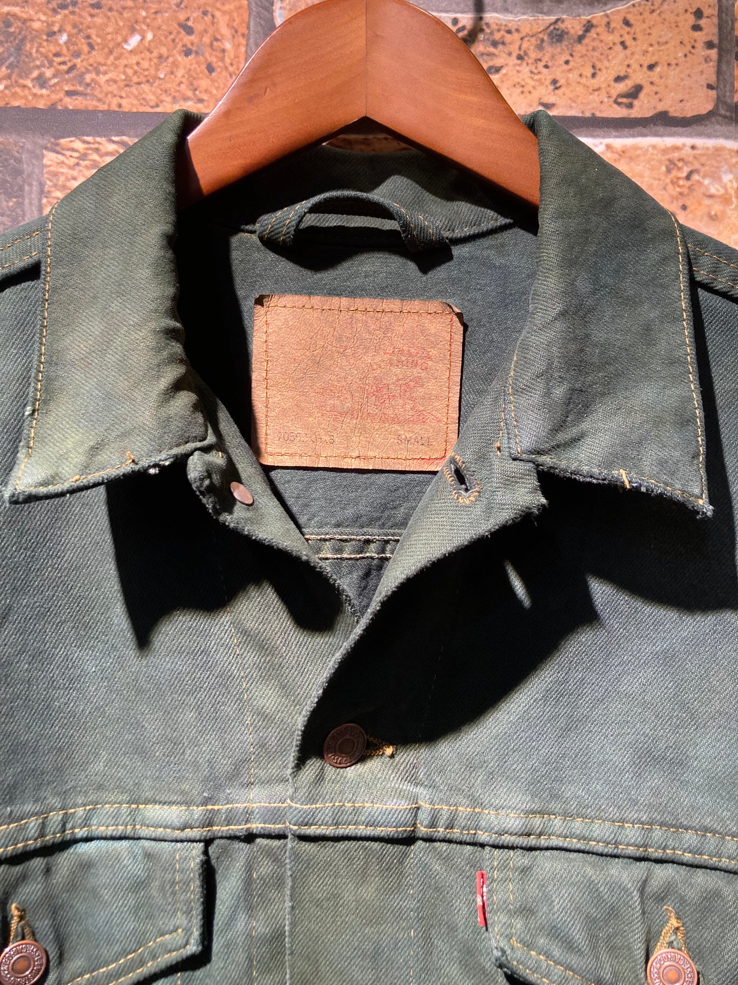 ”18"YARD's remake 壱八番屋　”over dye denim jacket”