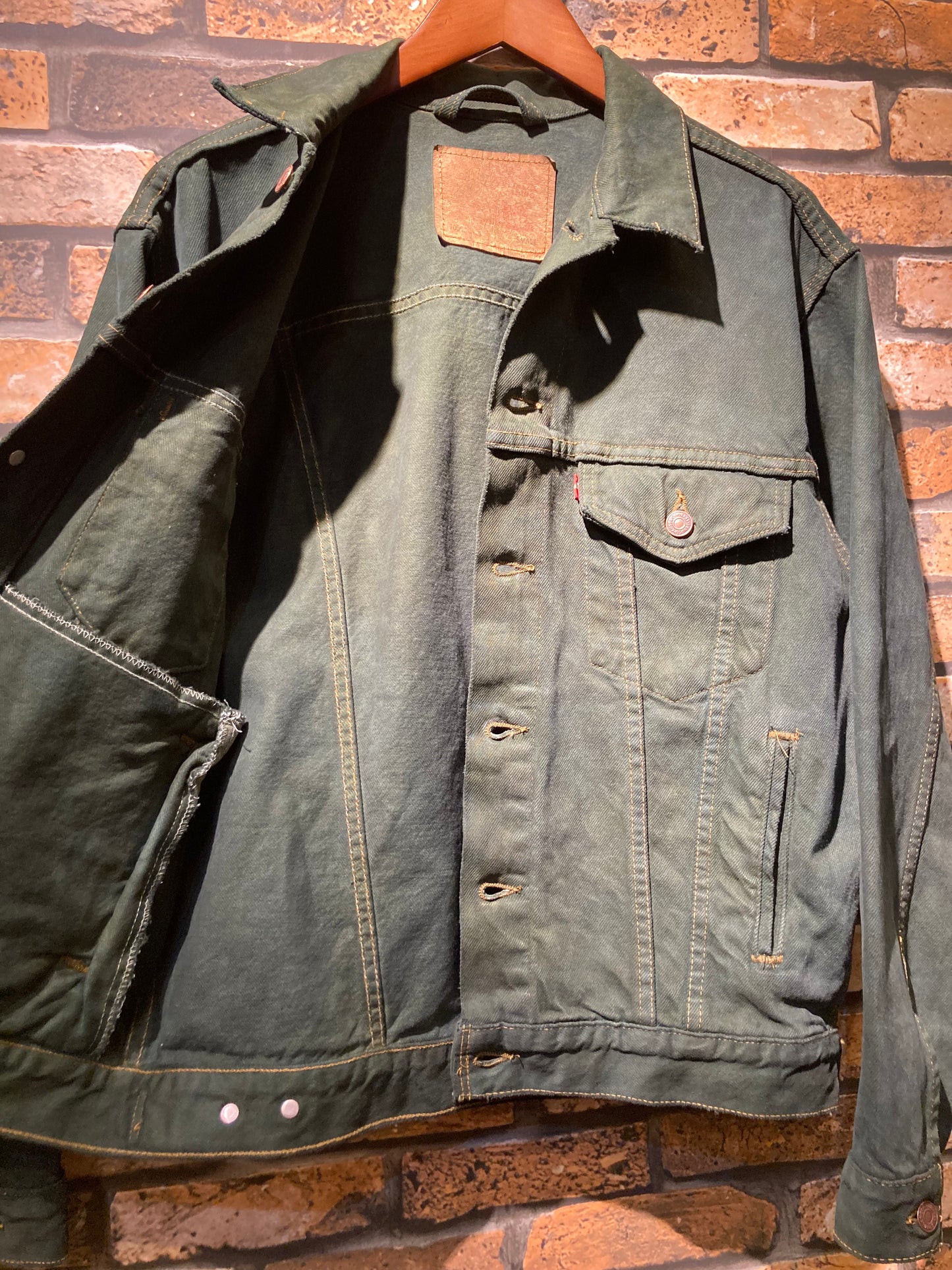”18"YARD's remake 壱八番屋　”over dye denim jacket”