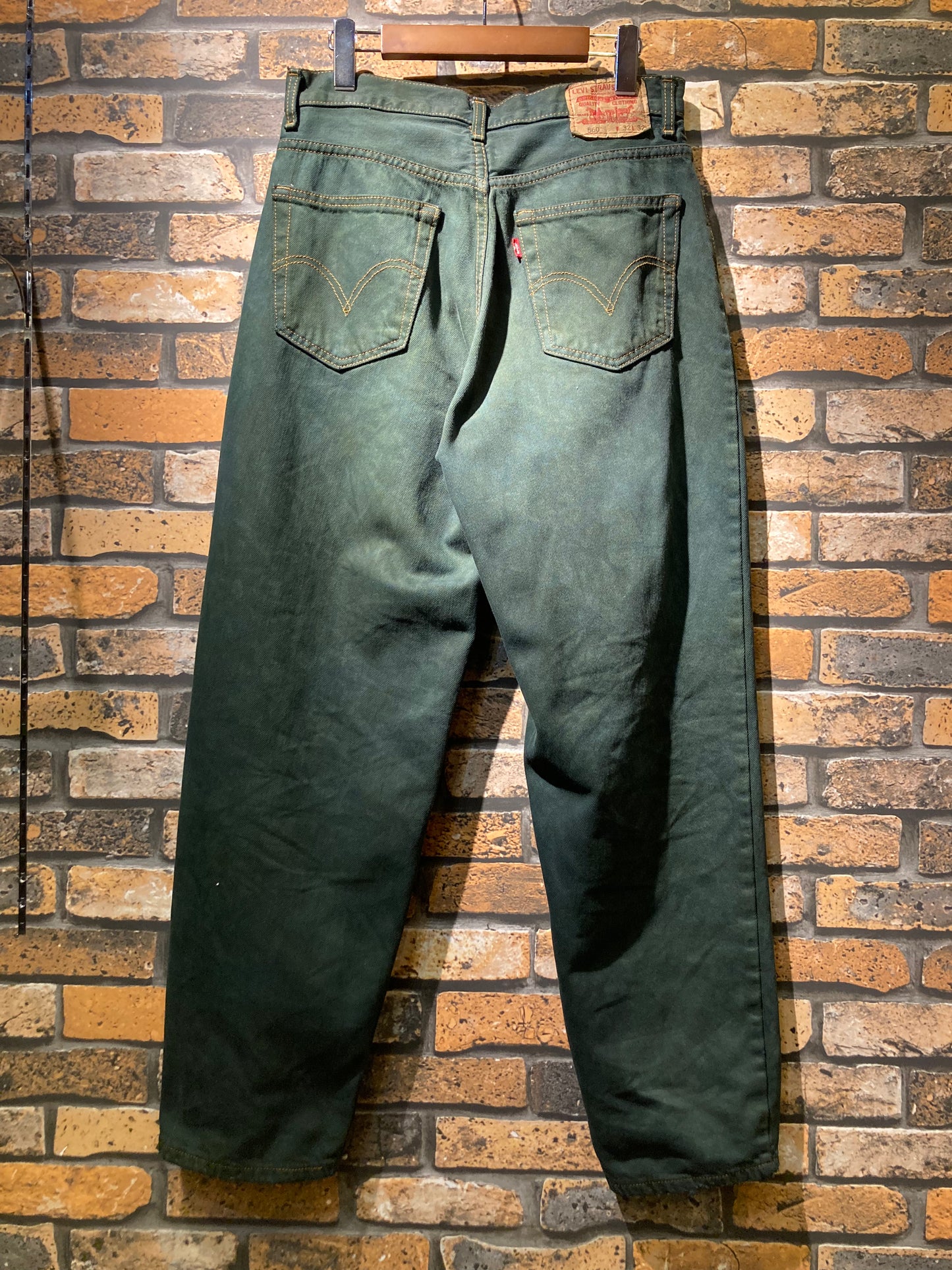 ”18"YARD's remake 壱八番屋　”over dye denim pants”