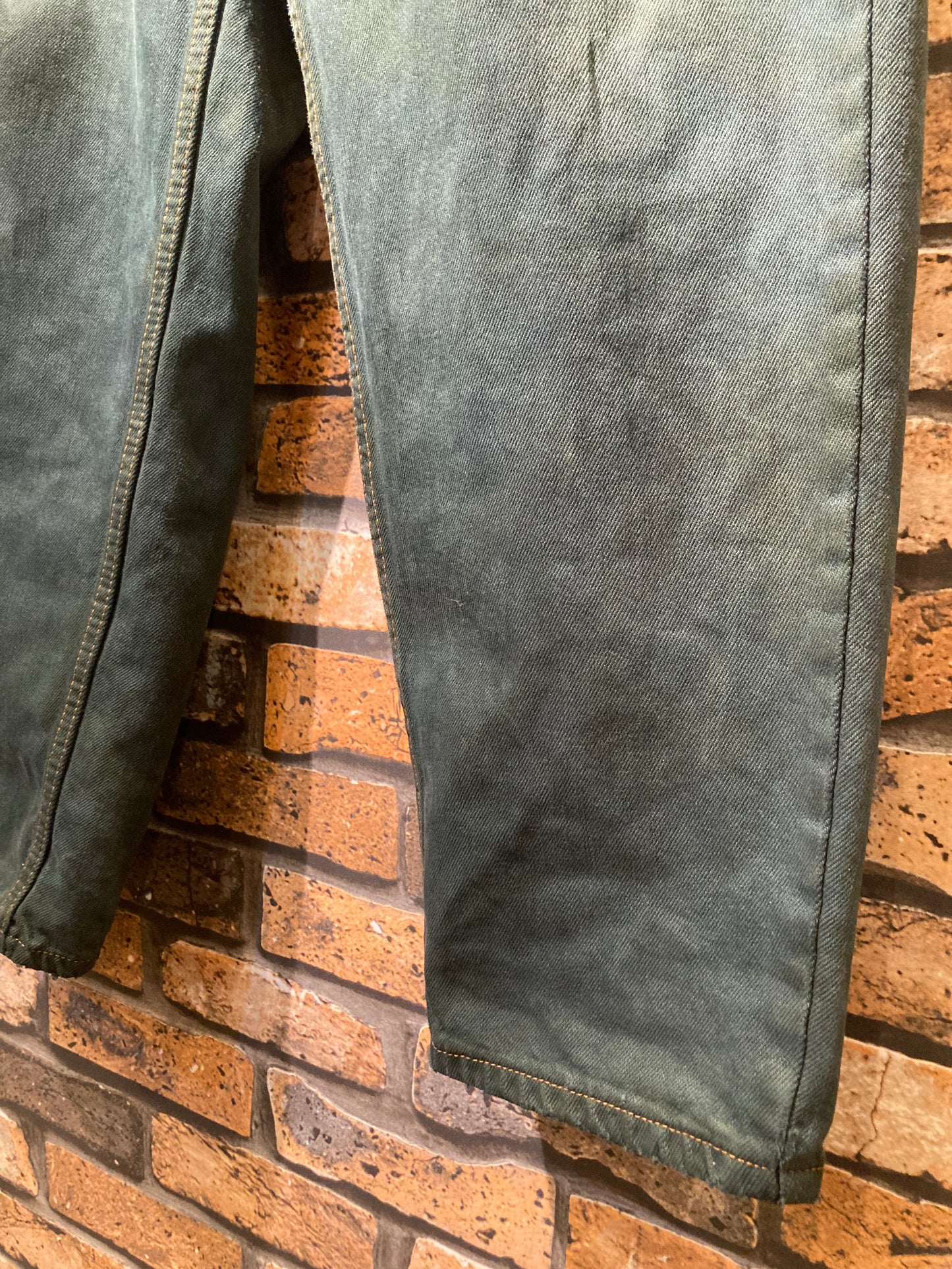 ”18"YARD's remake 壱八番屋　”over dye denim pants”