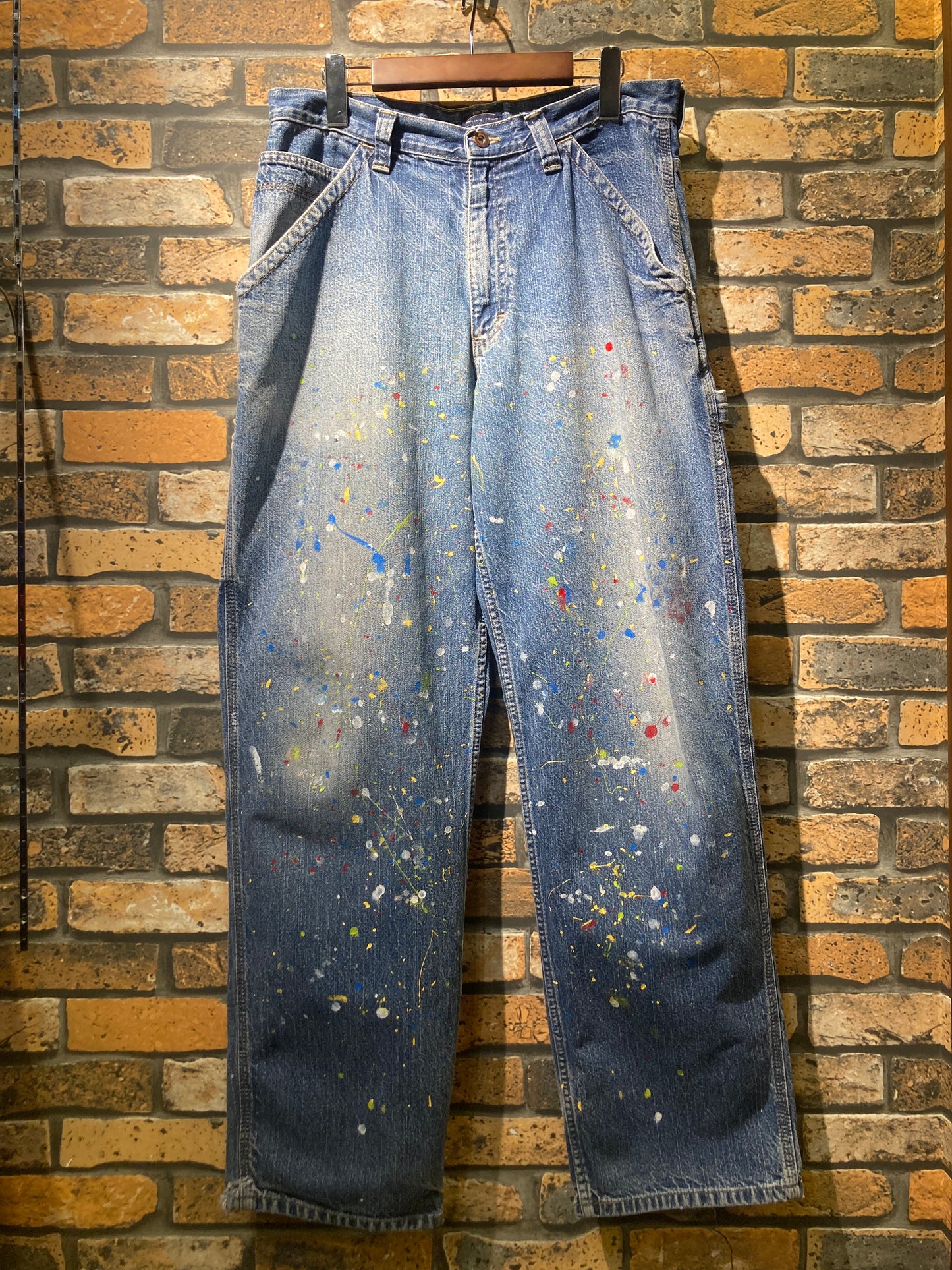 ”18"YARD's remake 壱八番屋　”Paint denim pants”