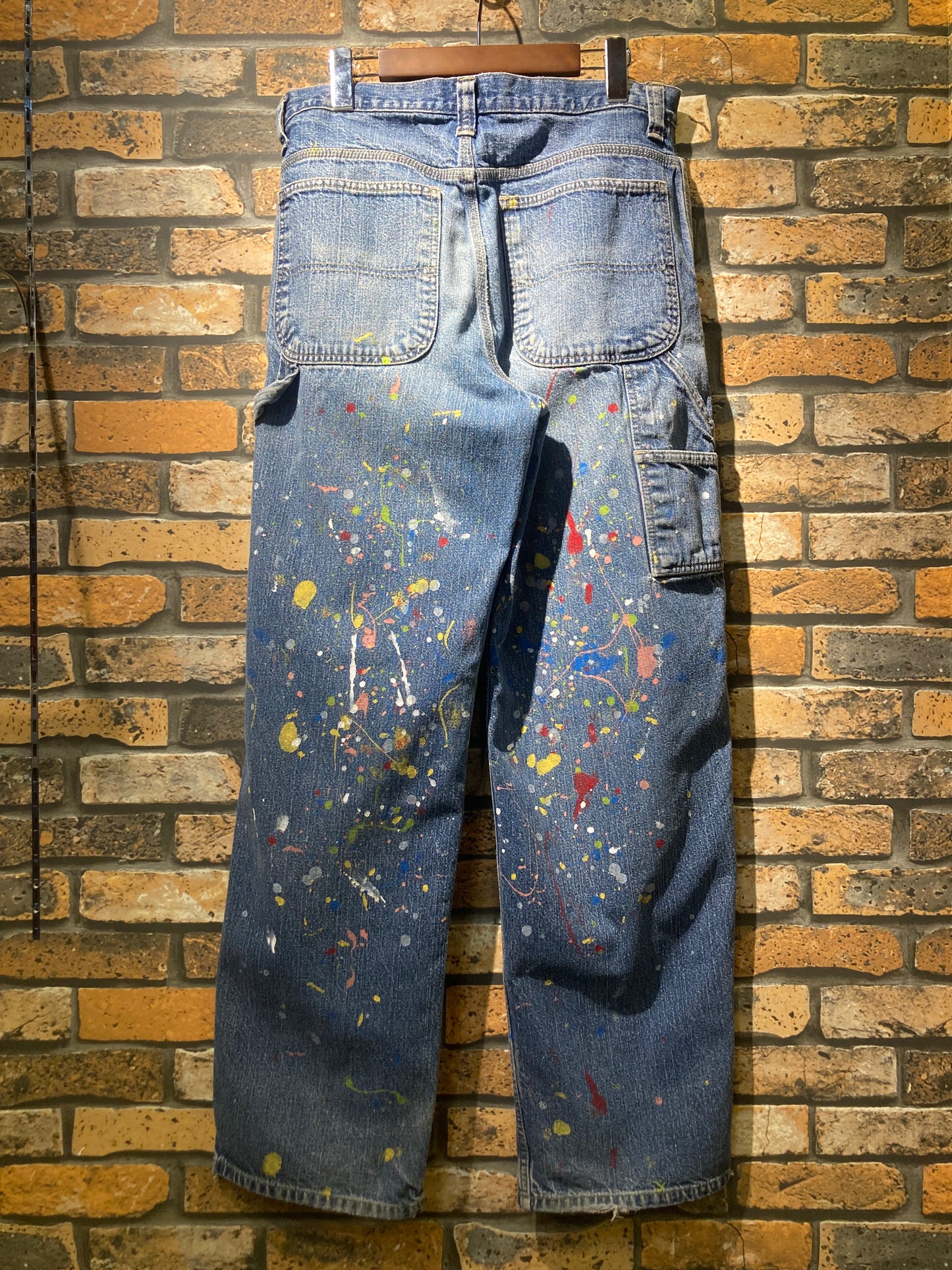 ”18"YARD's remake 壱八番屋　”Paint denim pants”