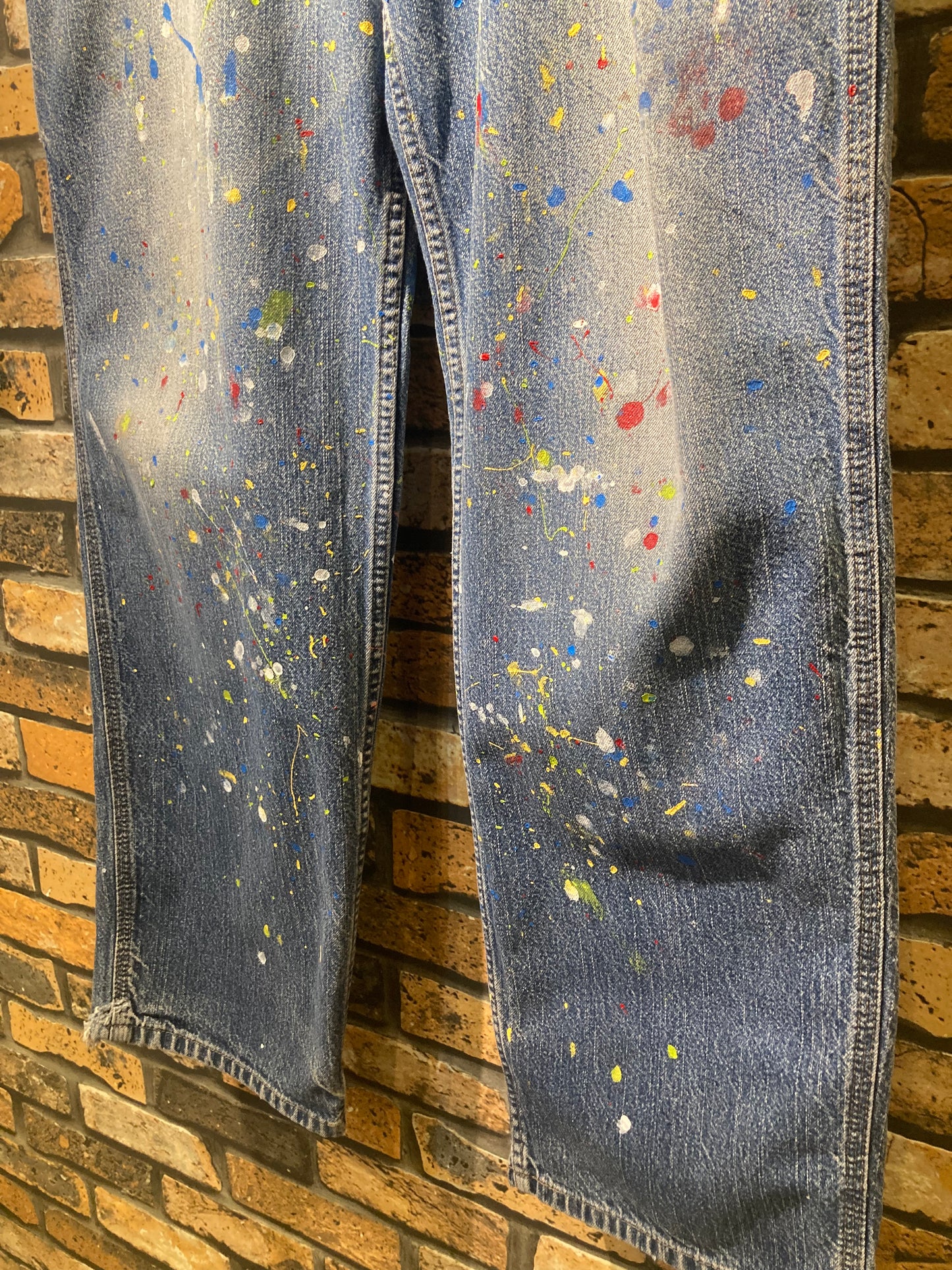 ”18"YARD's remake 壱八番屋　”Paint denim pants”