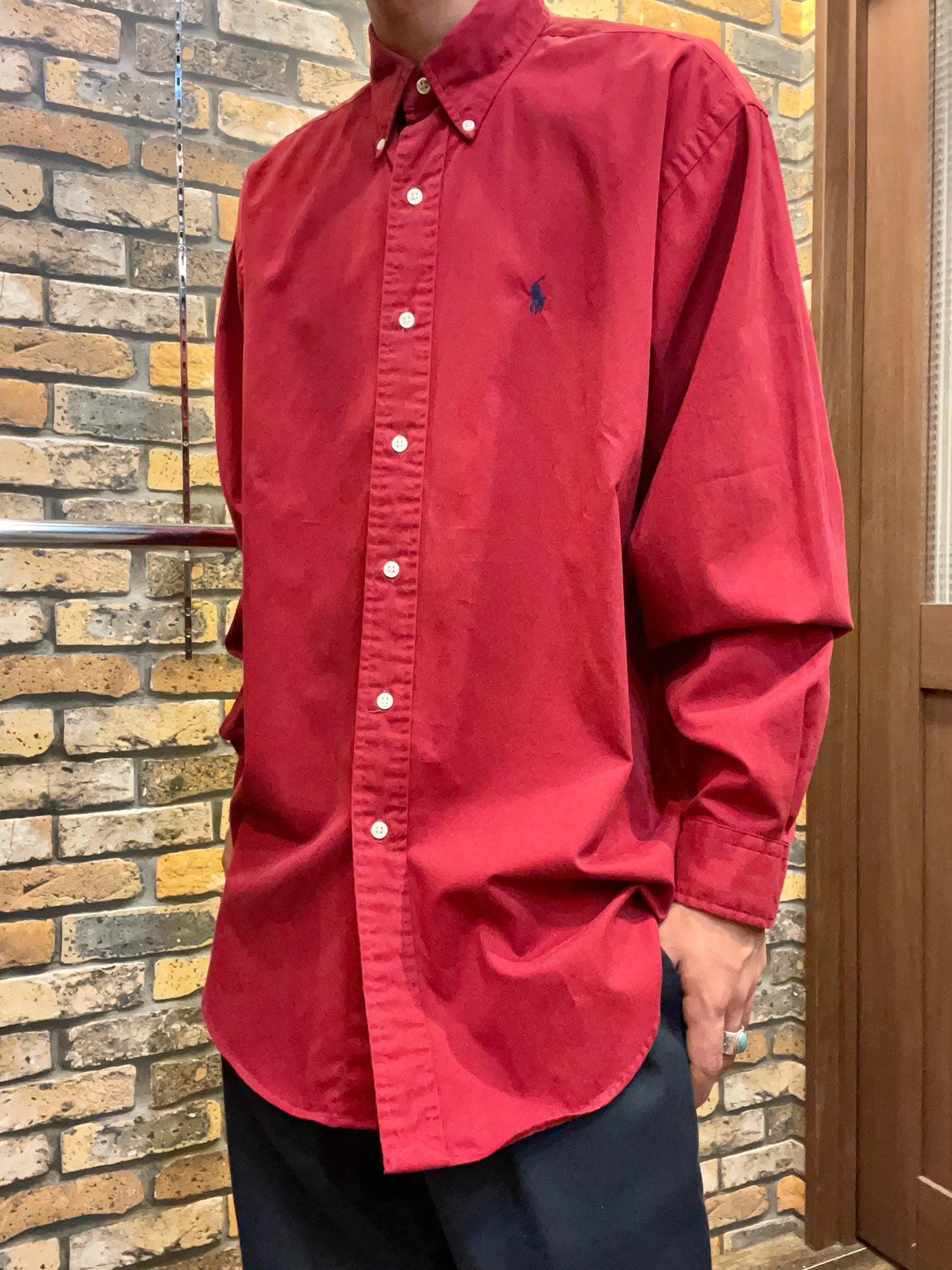 Ralph Lauren long-sleeve shirt 90's~00's