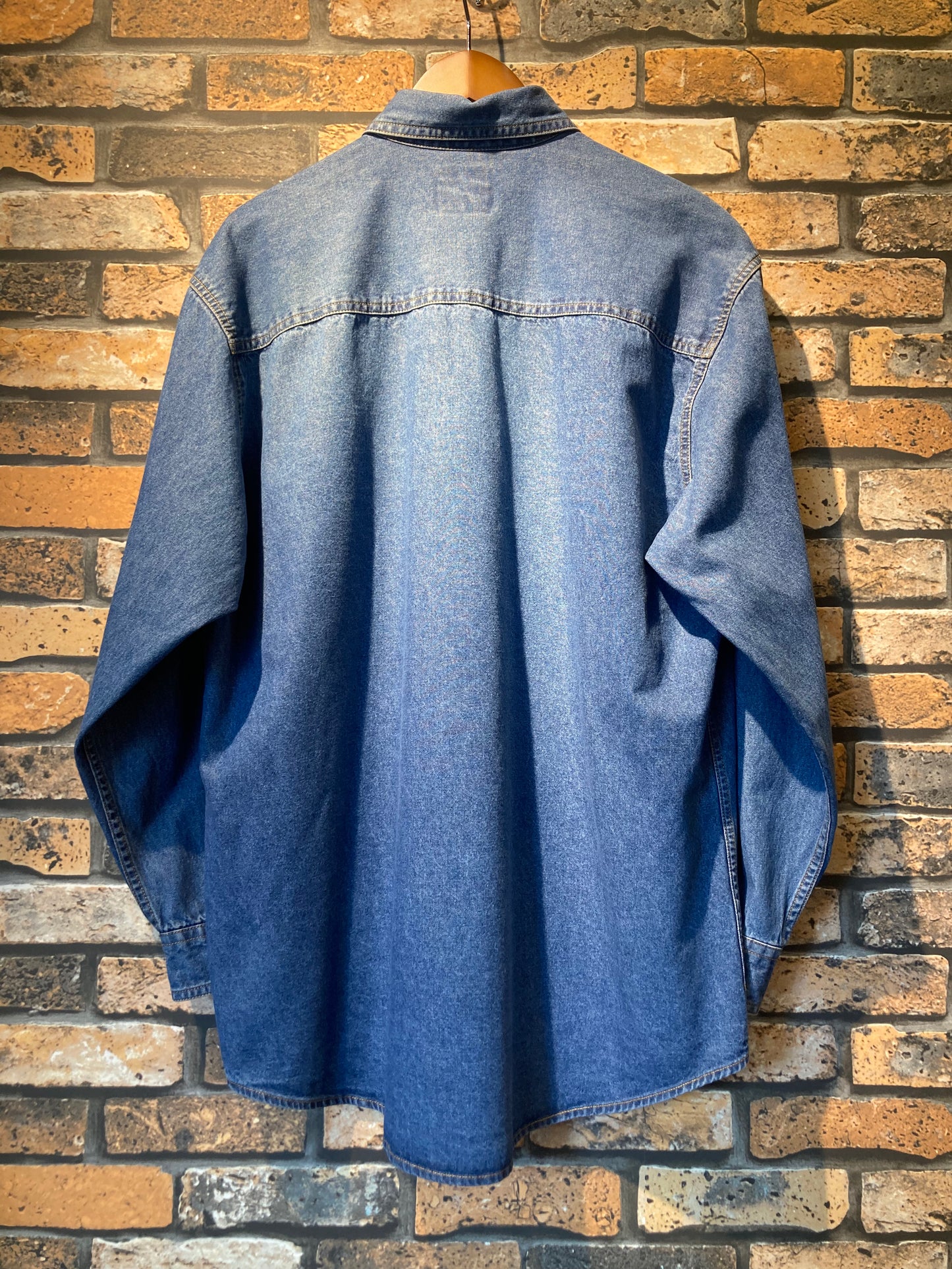Lee Denim BD shirt 90's~