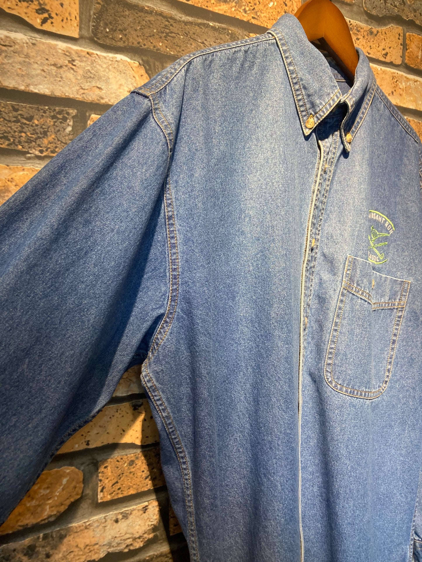 Lee Denim BD shirt 90's~