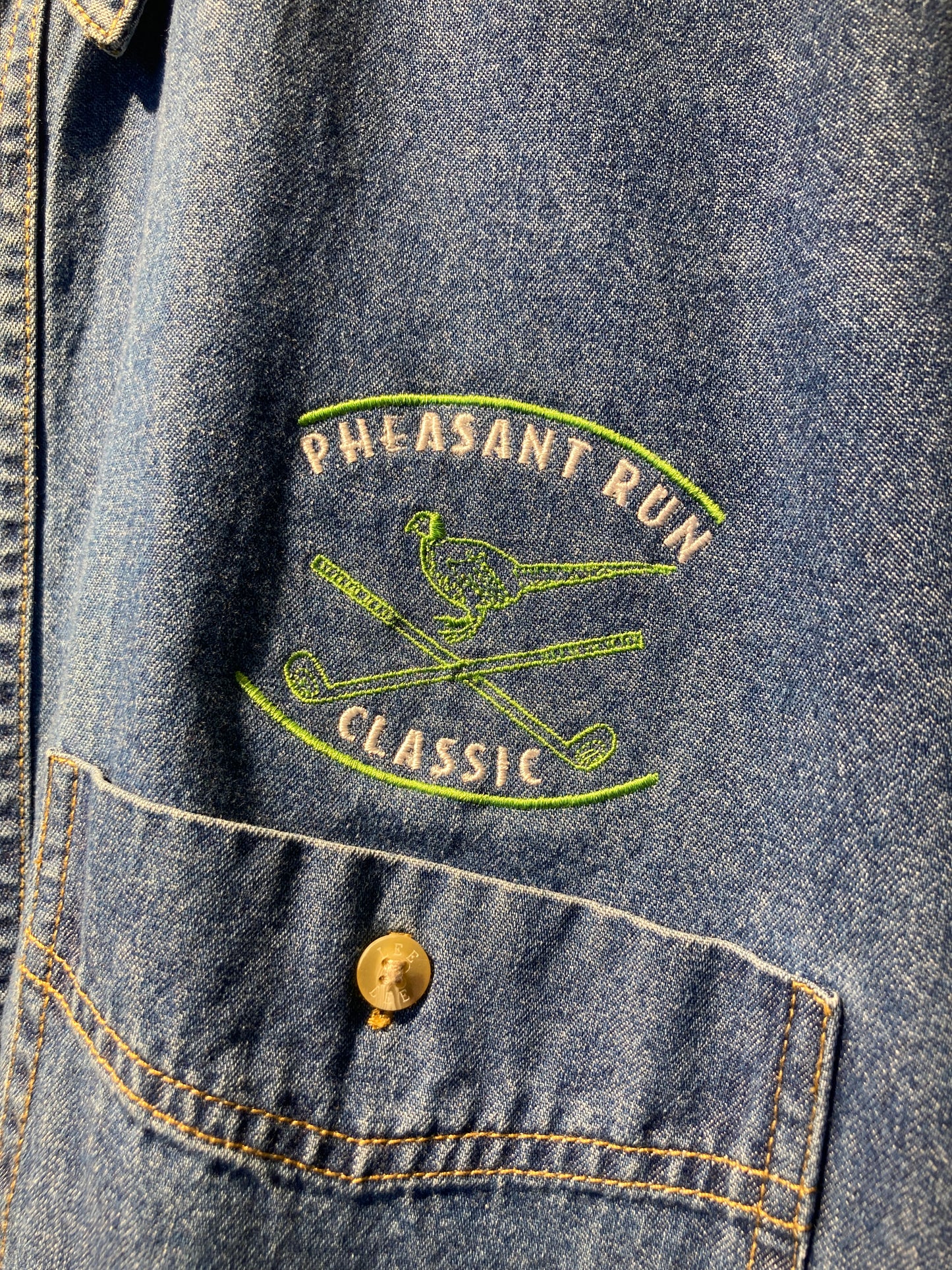Lee Denim BD shirt 90's~