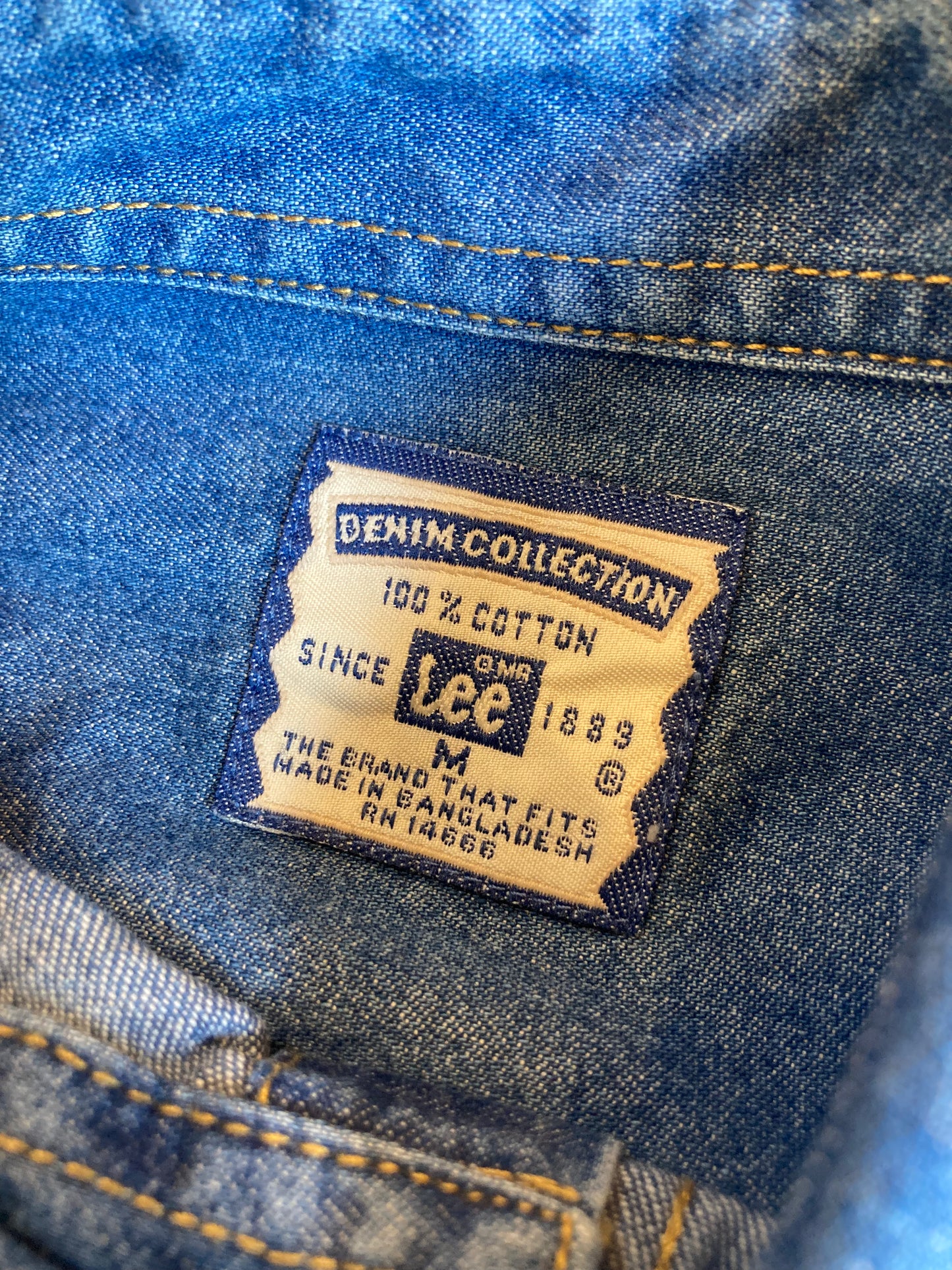 Lee Denim BD shirt 90's~