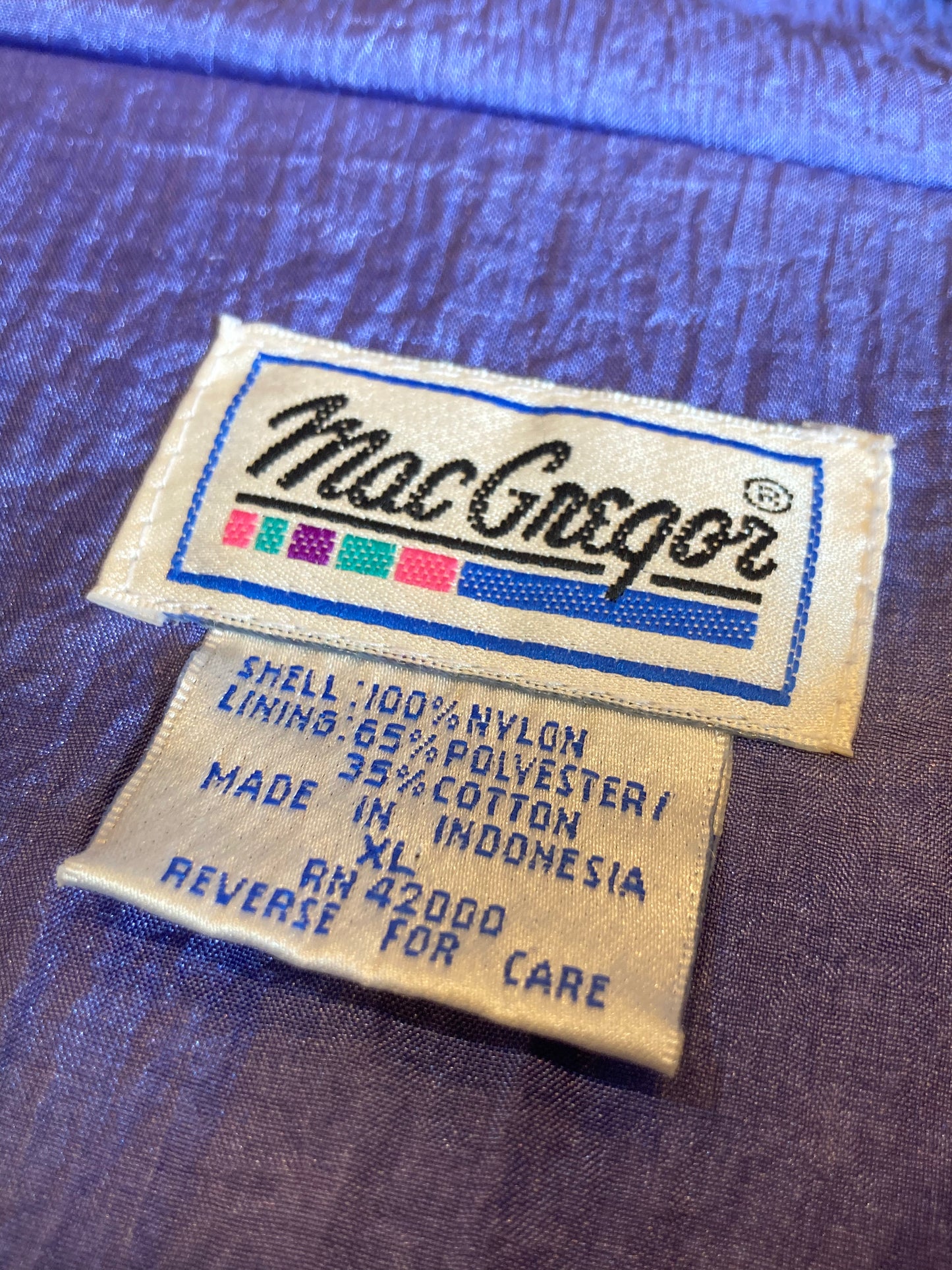 MacGregor nylon jacket 90's~