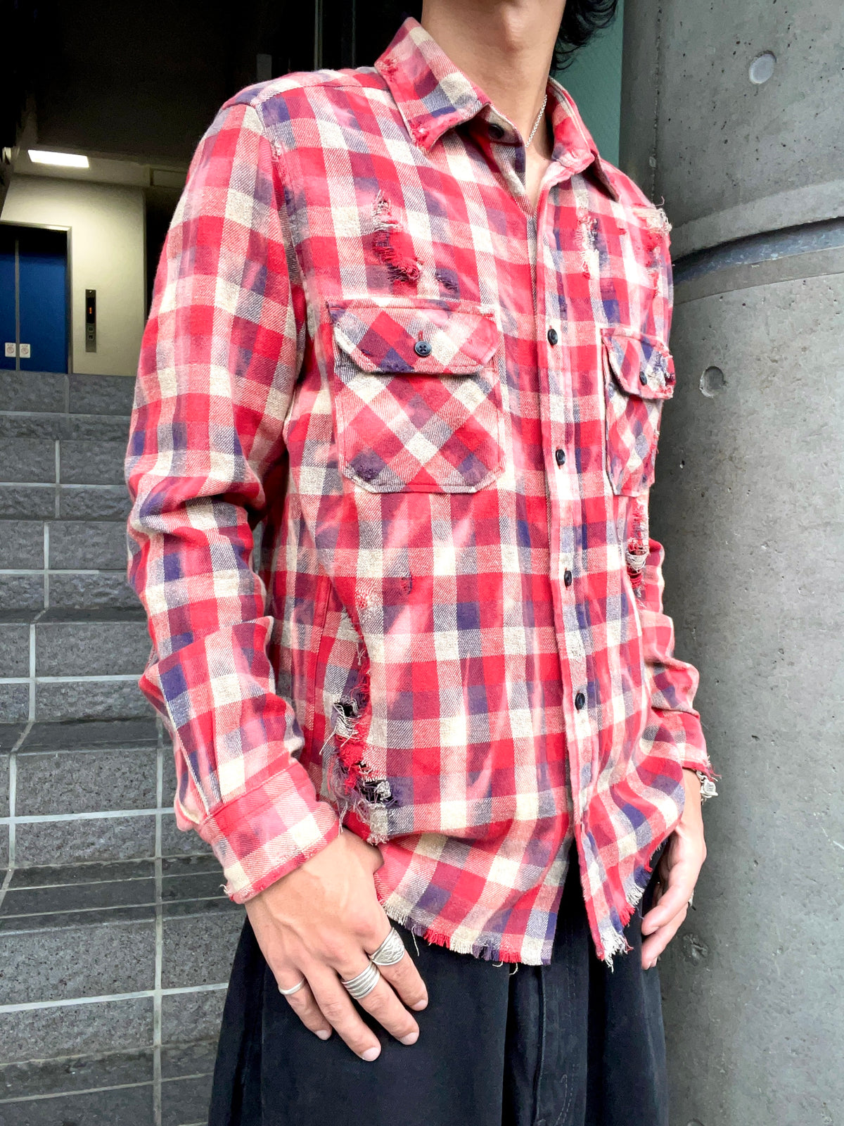 long-sleeve shirt damaged custom